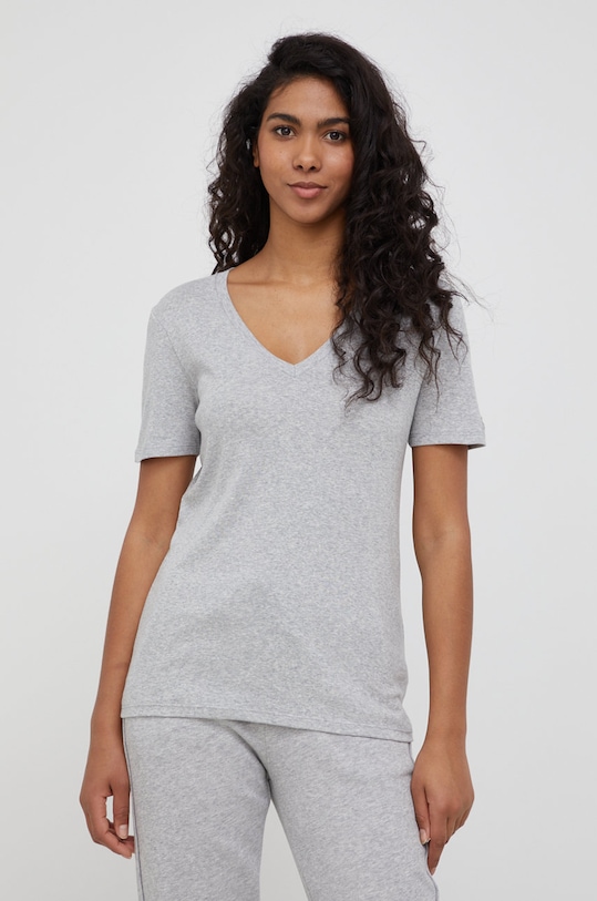 Хлопковая футболка United Colors of Benetton серый 3GA2E4230.501