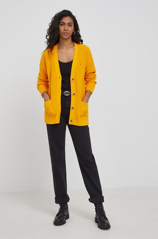 United Colors of Benetton top bawełniany 3GA2E8397.100 czarny AW22