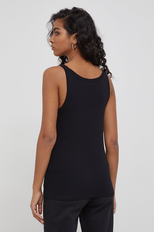 Oblečenie Bavlnený top United Colors of Benetton 3GA2E8397.100 čierna