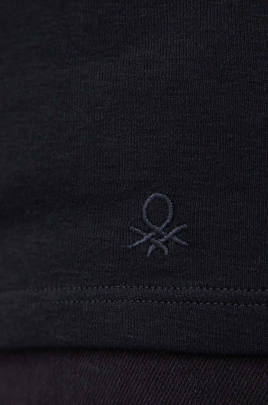 Bavlnený top United Colors of Benetton 3GA2E8397.100 čierna