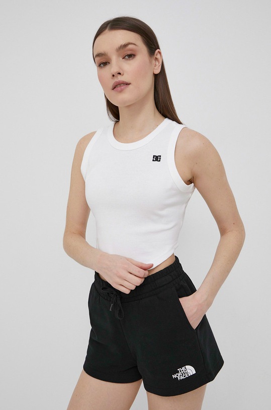 DC top tessuto elasticizzato bianco ADJKT03025