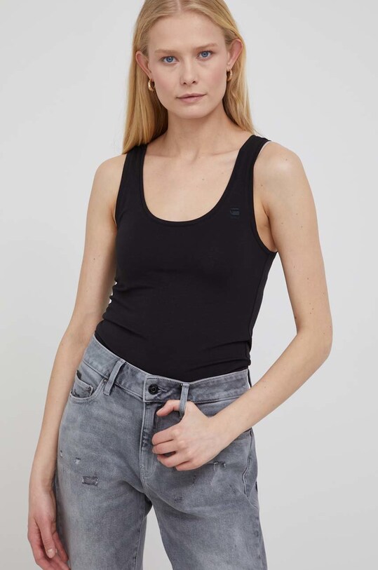 G-Star top uni negru D07210.3310