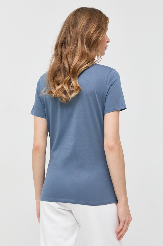 Одежда Хлопковая футболка BOSS 50468356 голубой