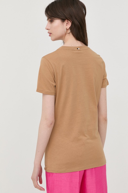 Îmbrăcăminte BOSS tricou din bumbac 50468356 bej