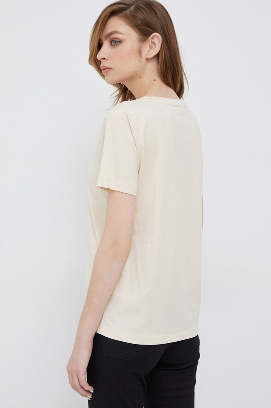 Odzież Calvin Klein t-shirt bawełniany K20K204357.PPYY beżowy