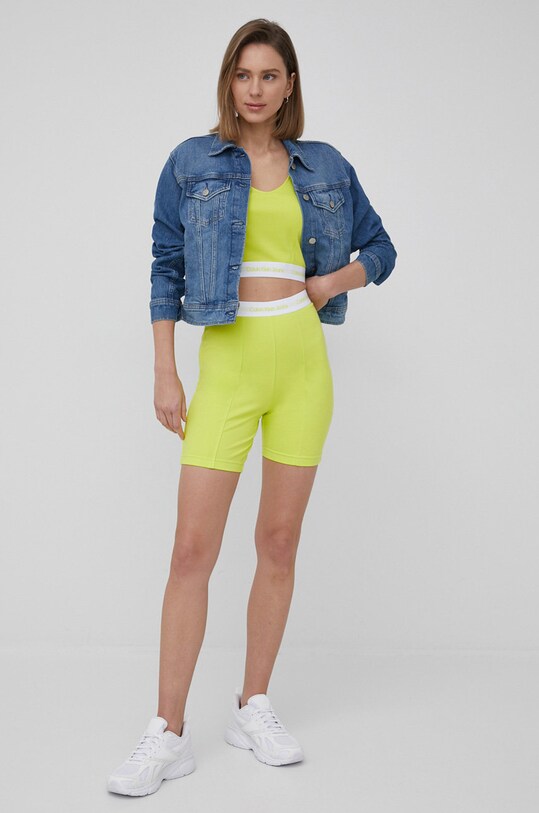 Calvin Klein Jeans top J20J218278.PPYY J20J218278.PPYY żółty SS22