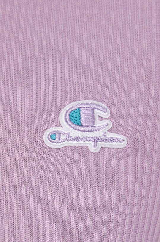 Champion t-shirt bawełniany 114933 114933 fioletowy