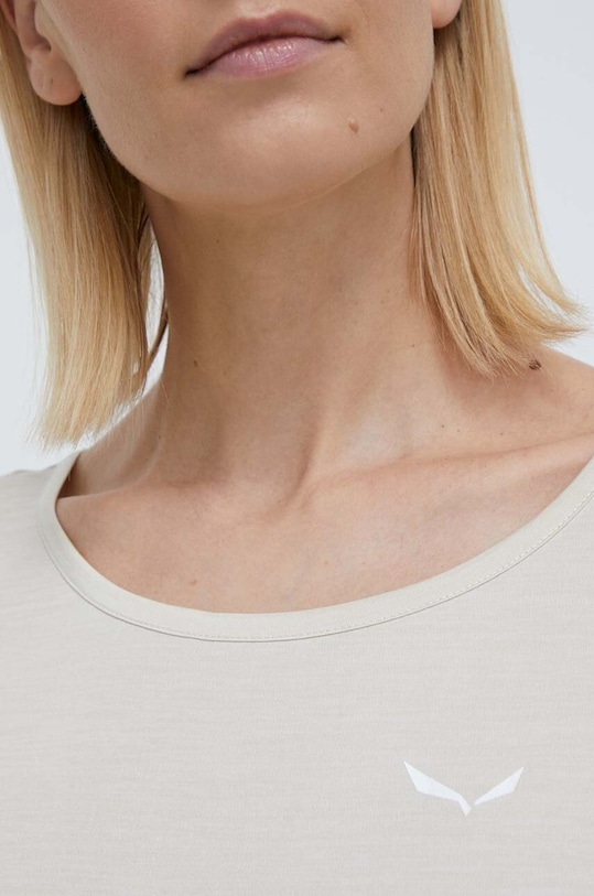 Спортивна футболка Salewa Puez Melange 00.0000026538 бежевий