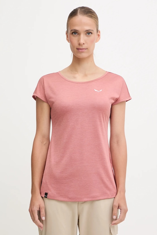 Salewa t-shirt sportowy Puez Melange pozostałe pomarańczowy 00.0000026538