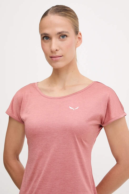 Salewa t-shirt sportowy Puez Melange pomarańczowy 00.0000026538