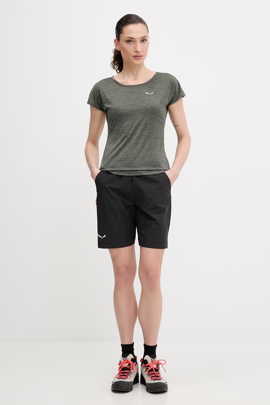 Športové tričko Salewa Puez Melange 00.0000026538 zelená SS26