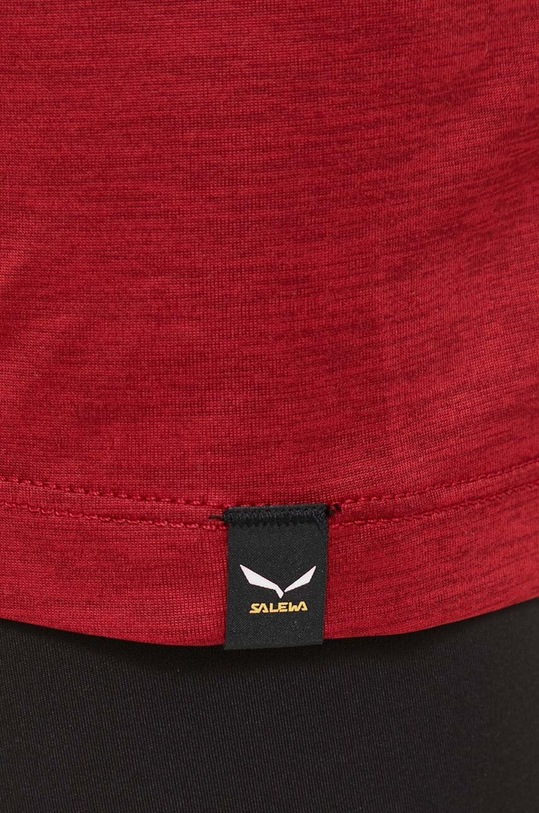 Salewa sportos póló Puez Melange 00.0000026538 burgundia