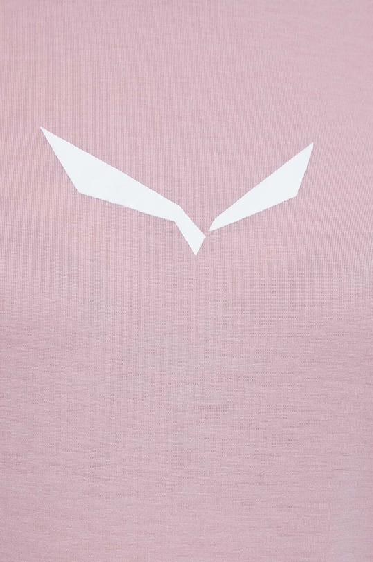 Спортивная футболка Salewa Solidlogo 00.0000027019 розовый