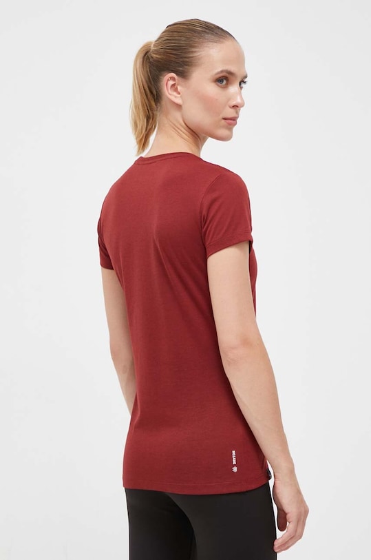 Odzież Salewa t-shirt sportowy Solid Dry 00.0000027019 bordowy