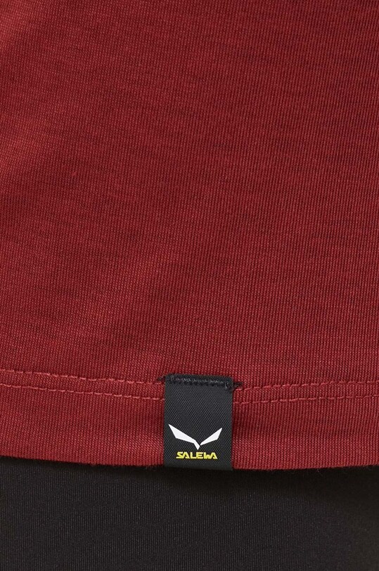 Salewa tricou sport Solidlogo 00.0000027019 burgundia