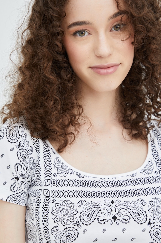 Champion t-shirt in cotone cotone bianco 115127