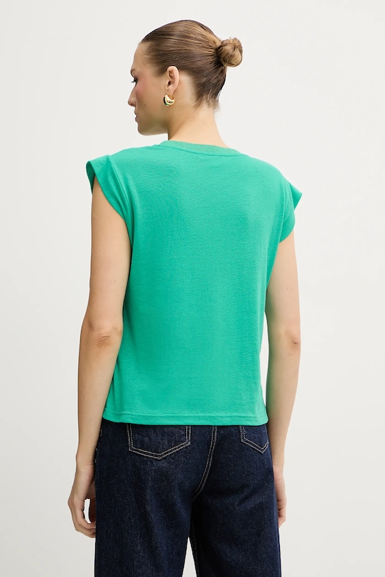 Oblečenie Morgan ľanové tričko 221.DAME tyrkysová