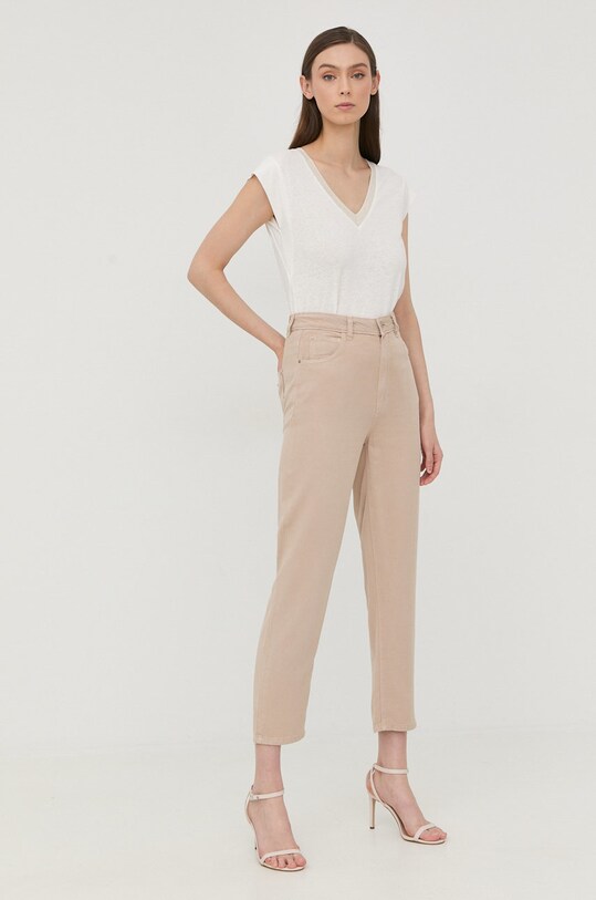 Morgan tricou de in 221.DAME alb SS25