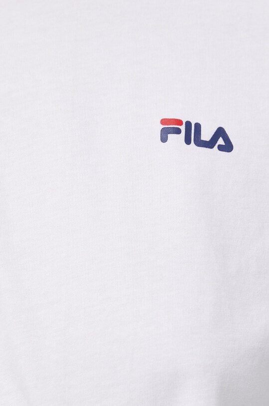 Bavlnené tričko Fila (2-pak) Bari FAW0139 biela