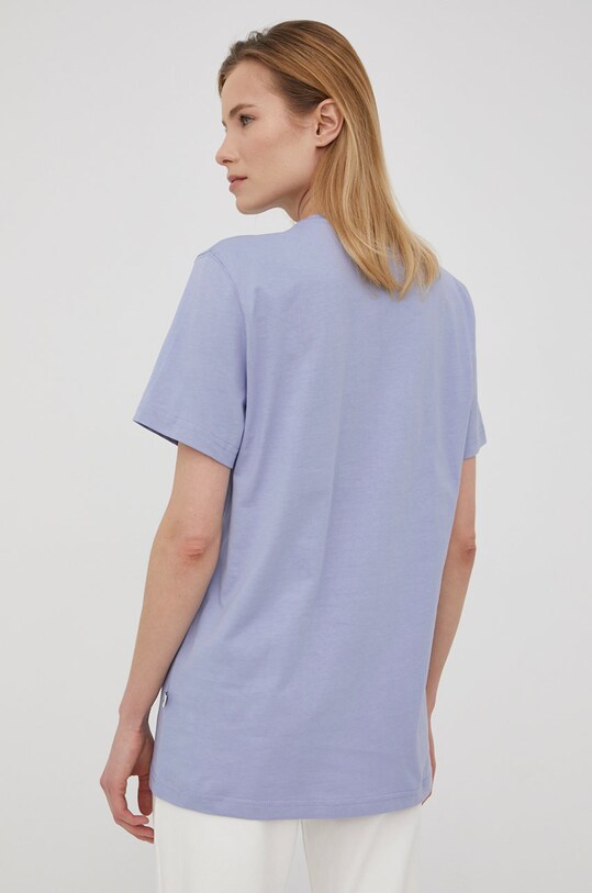 Odzież Kangol t-shirt bawełniany KLEU006.D fioletowy
