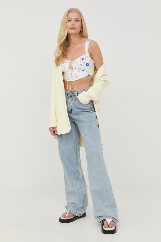 For Love & Lemons top CT1814.SP22 biały SS22