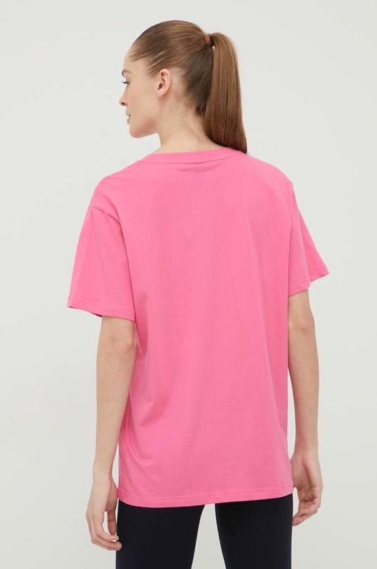 Ρούχα Βαμβακερό μπλουζάκι P.E Nation 22PE1T253 ροζ