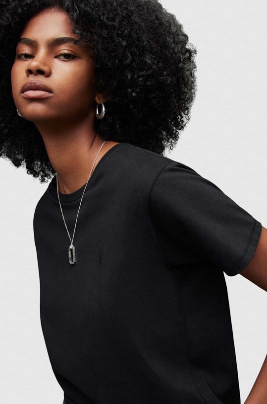 AllSaints t-shirt in cotone WM248W nero AA00