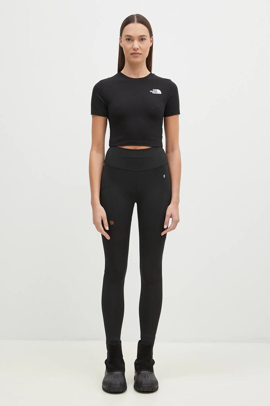 The North Face t-shirt NF0A55AOJK31 black