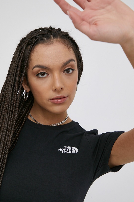 Tričko The North Face čierna NF0A55AOJK31