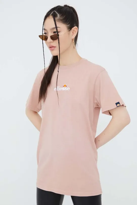 Ellesse pamut póló rózsaszín SGM13148