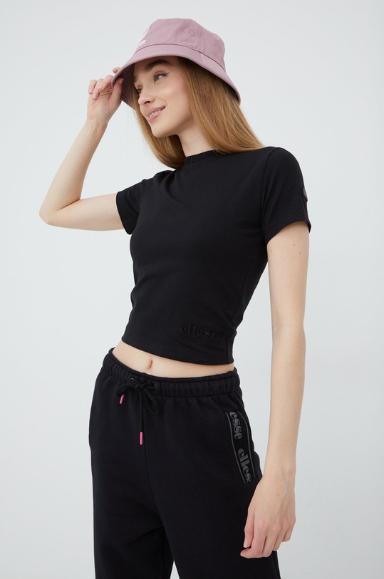 Tričko Ellesse s elastanem černá SGM14157