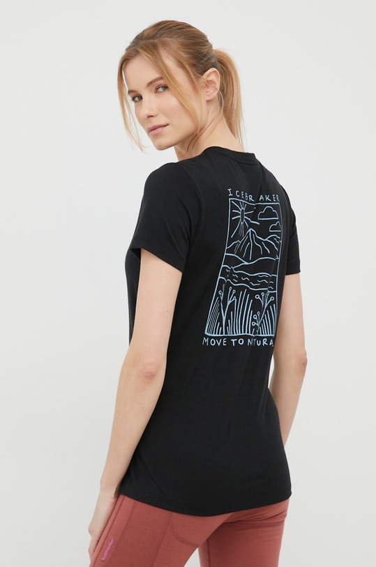 Oblečení Sportovní tričko Icebreaker Tech Lite Ii IB0A56DS001 černá