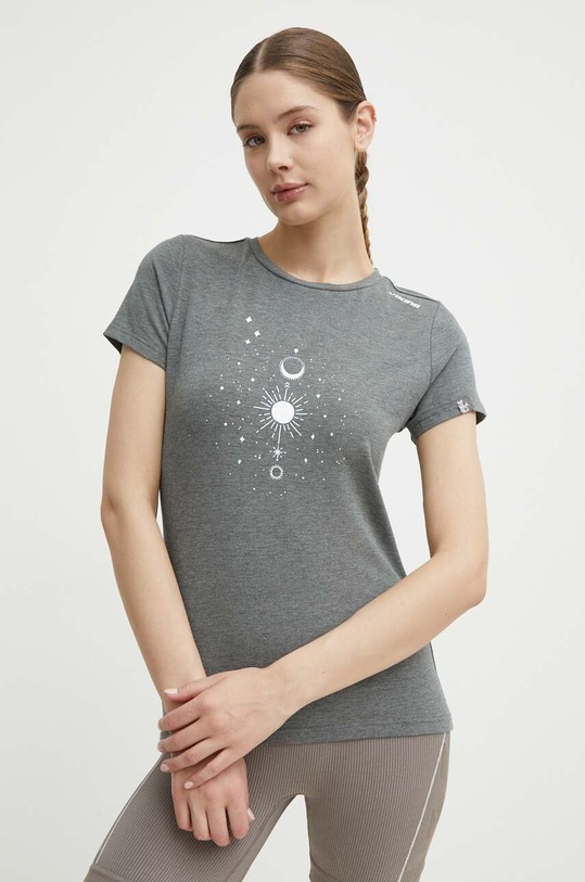 Viking t-shirt sportowy Lako Bamboo z elastanem szary 500.22.5544