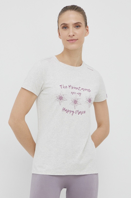 Sportovní tričko Viking Lako Bamboo s elastanem šedá 500.22.5544