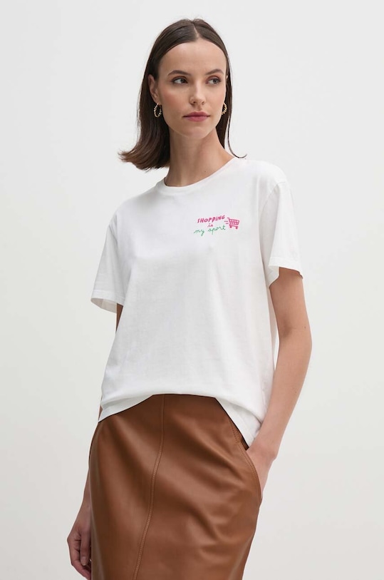 MC2 Saint Barth t-shirt bawełniany regular biały EMI0001