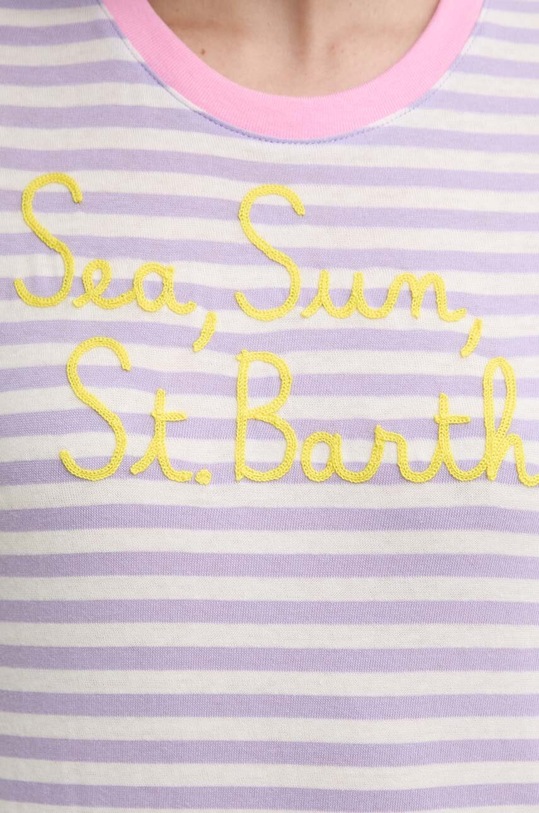 MC2 Saint Barth t-shirt bawełniany EMI0001 fioletowy