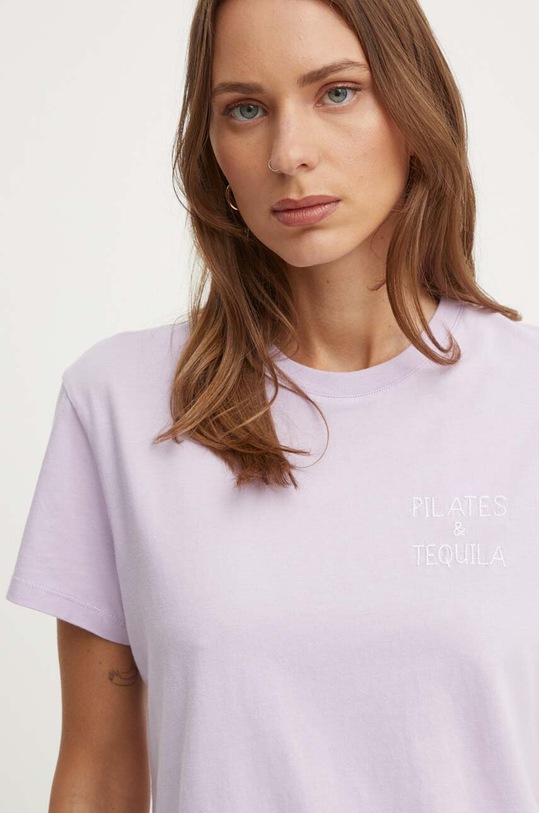 MC2 Saint Barth t-shirt bawełniany fioletowy EMI0001