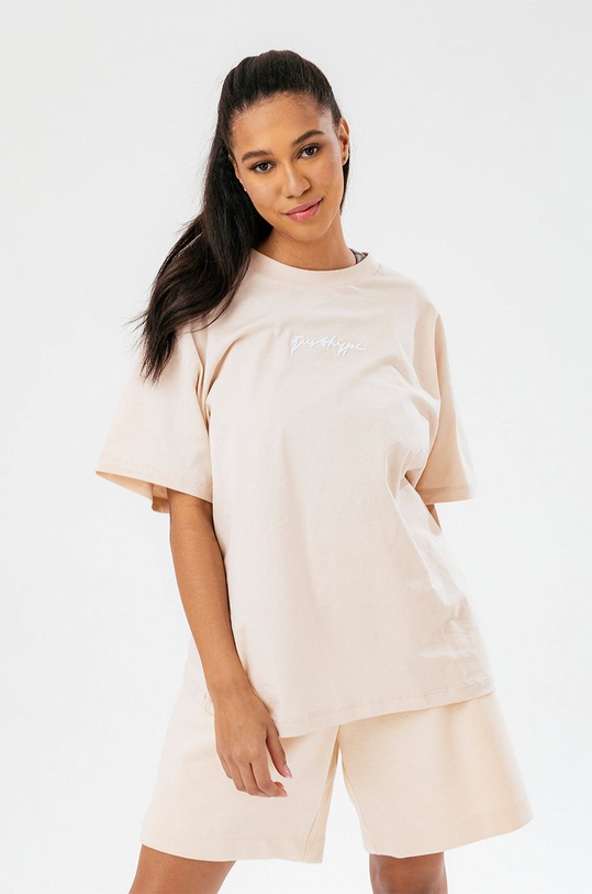 Pamučna majica Hype print roza ZVLR.479