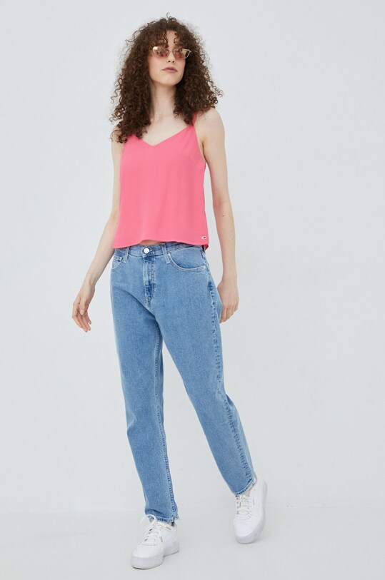 Top Tommy Jeans DW0DW12929.PPYY růžová SS22