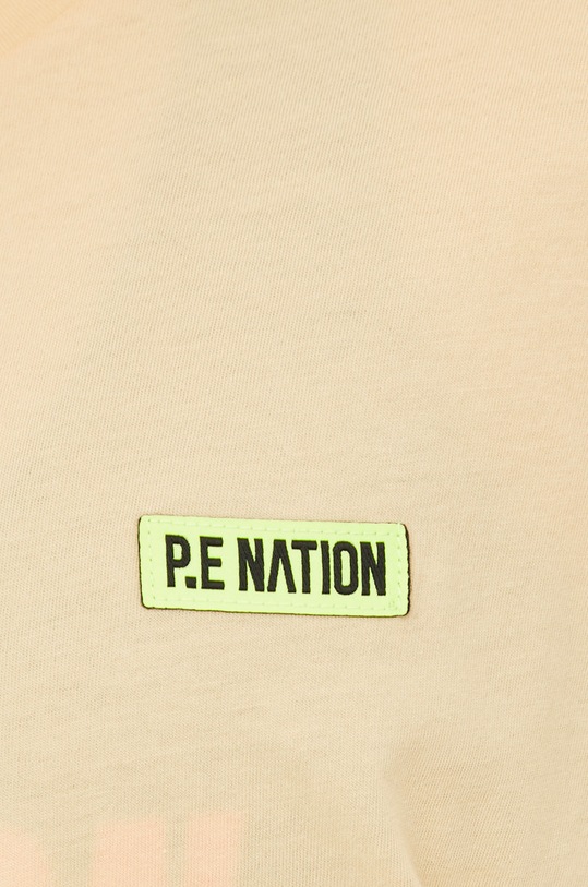 Bavlněné tričko P.E Nation 22PE2T088 oranžová