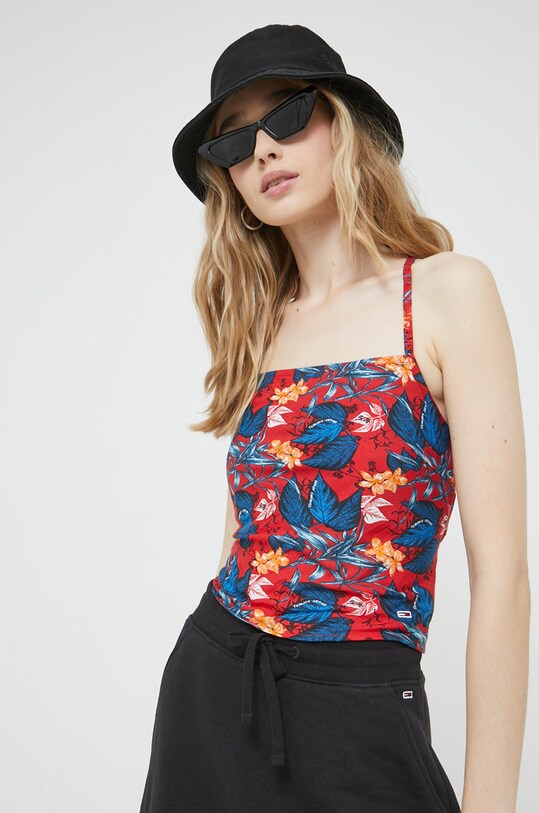 Oblečení Top Tommy Jeans DW0DW12909.PPYY vícebarevná