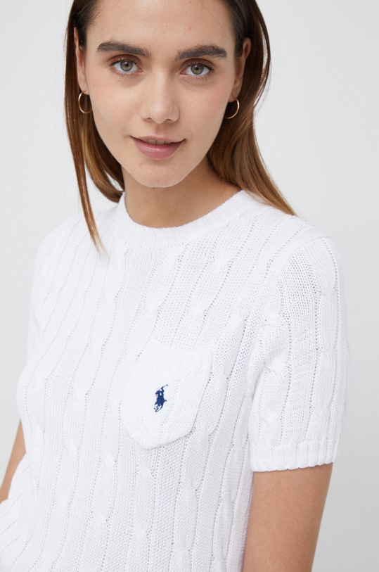 Polo Ralph Lauren sweter bawełniany pozostałe biały 211743311012