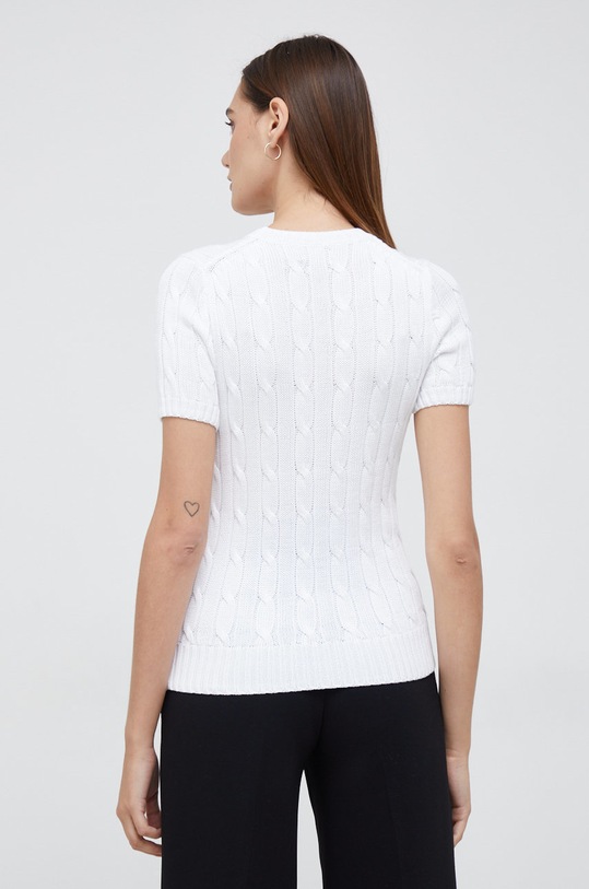 Odzież Polo Ralph Lauren sweter bawełniany 211743311012 biały