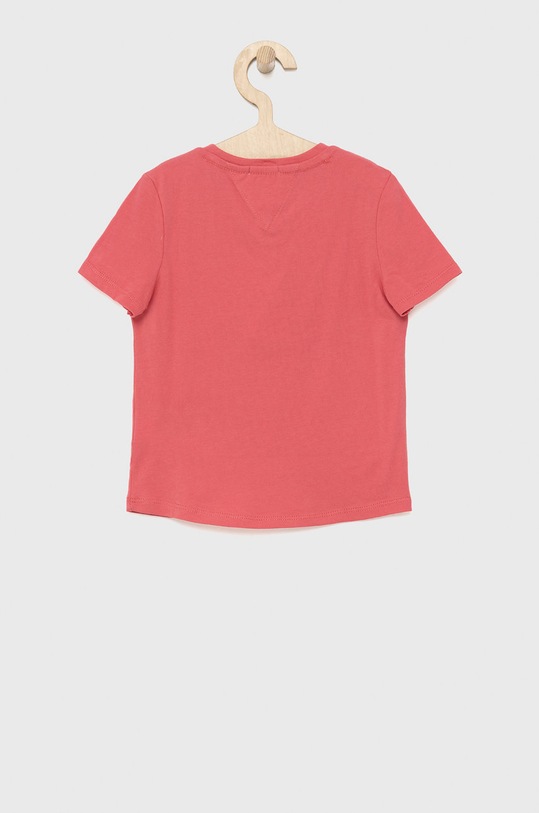 Tommy Hilfiger t-shirt bawełniany dziecięcy KG0KG05242.PPYY fioletowy SS22
