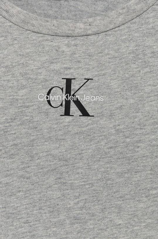 Lány Calvin Klein Jeans gyerek pamut póló IG0IG01470.PPYY szürke
