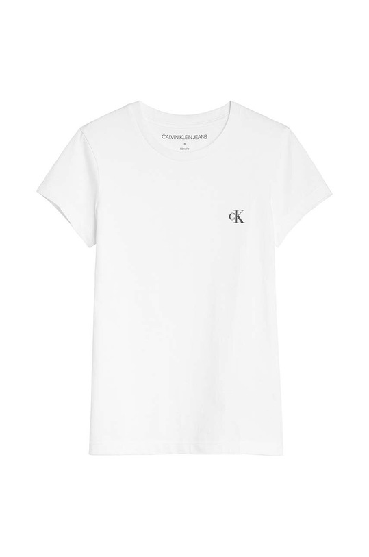 Dziewczynka Calvin Klein Jeans T-shirt bawełniany dziecięcy (2-pack) IG0IG01258.PPYY IG0IG01258.PPYY czarny