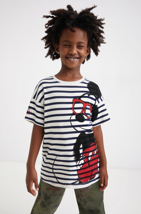 Desigual tricou copii cu modele multicolor 22SGTK29