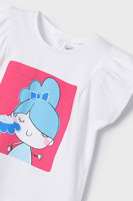 Fete Mayoral tricou de bumbac pentru copii 1023.4D.BABY roz