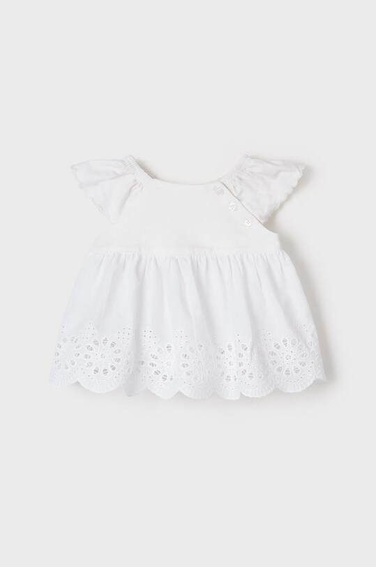 Mayoral tricou copii 1026.4F.BABY alb SS22