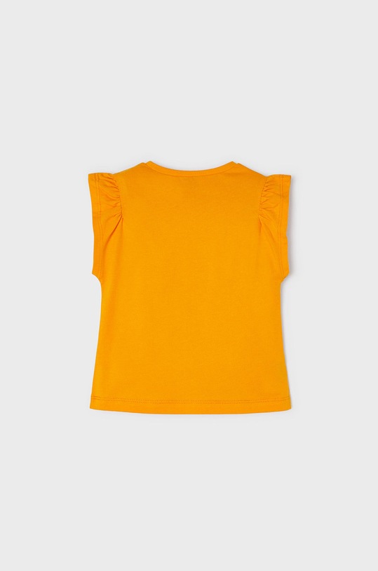 Mayoral tricou de bumbac pentru copii 3053.6P.MINI portocaliu SS22